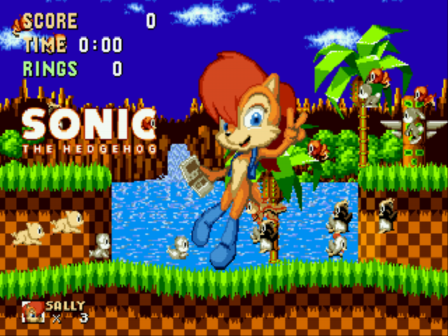 Sally Acorn in Sonic the Hedgehog Screenthot 2